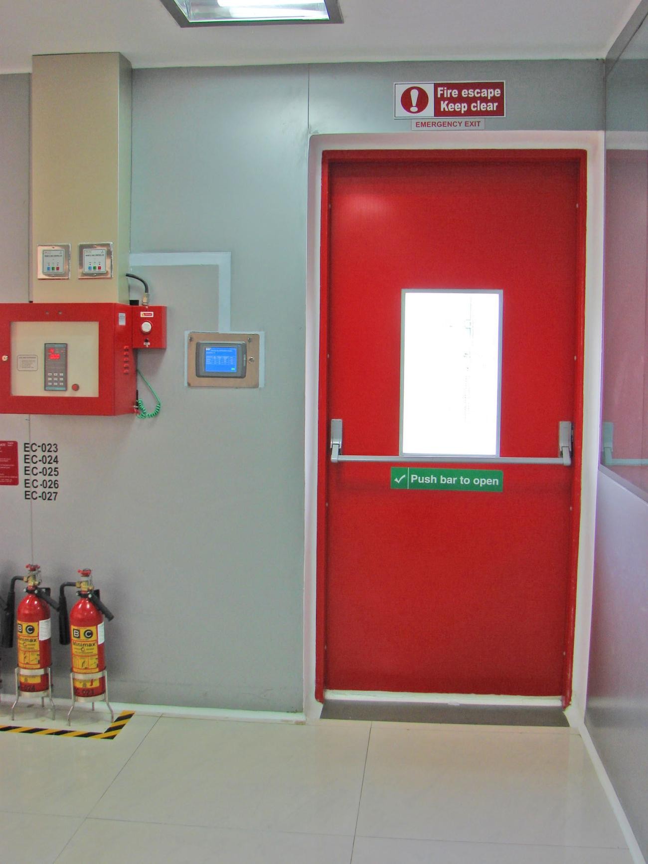 Fire Door with vision glass