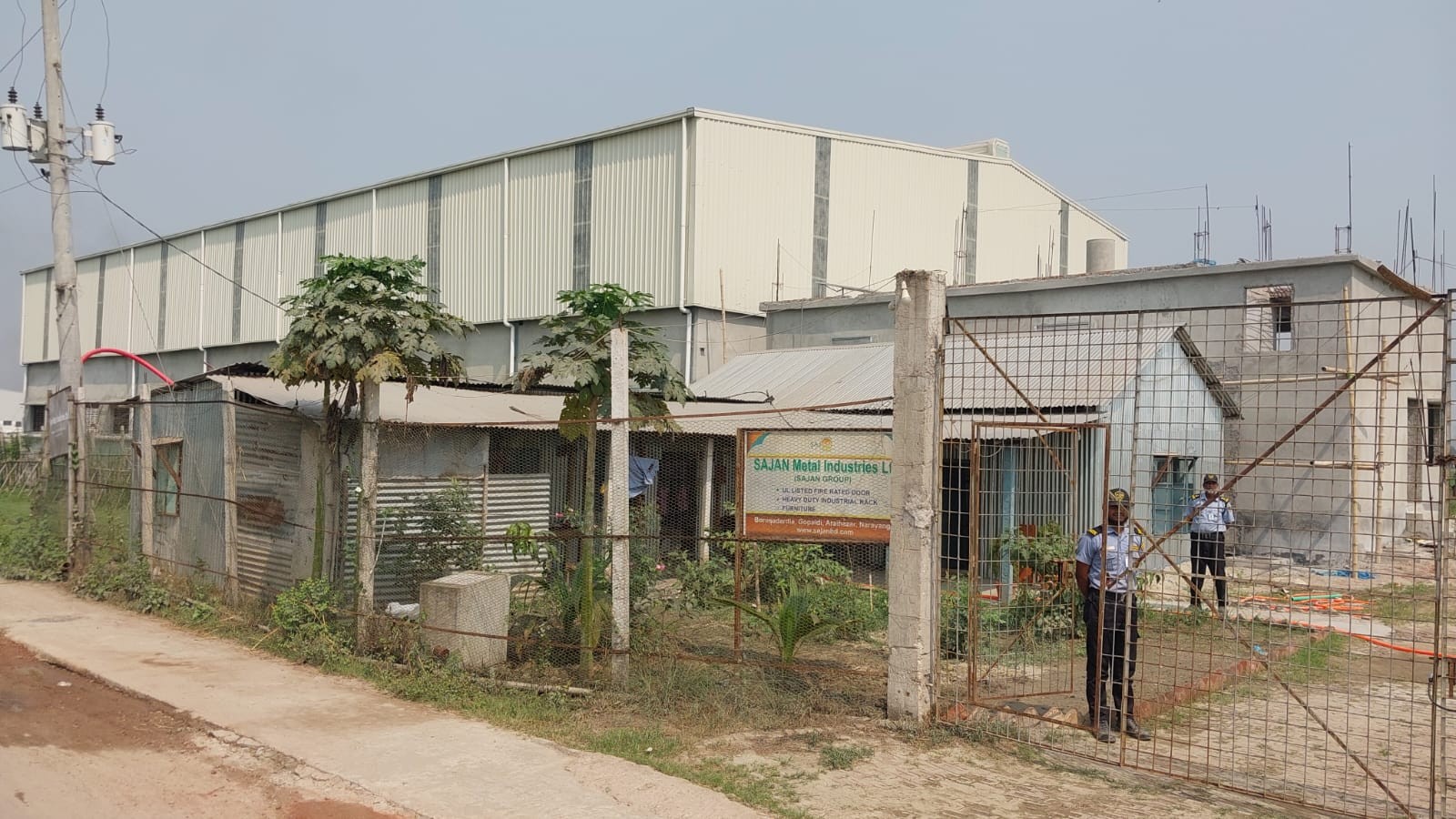 The front view of our factory